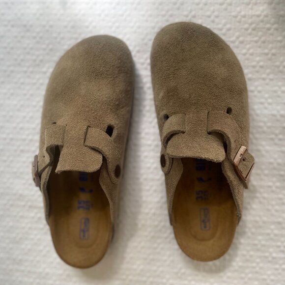 Boston Soft Footbed, Taupe Suede Size 35 EU - Picture 1 of 5